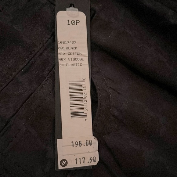 NWT - Elie Tahari- Black Dress Pants - 10P - Picture 4 of 4